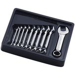 Carlyle Tools - 10 Piece Twelve Point Box End Combination Stubby Spanner Set - CWS1210M
